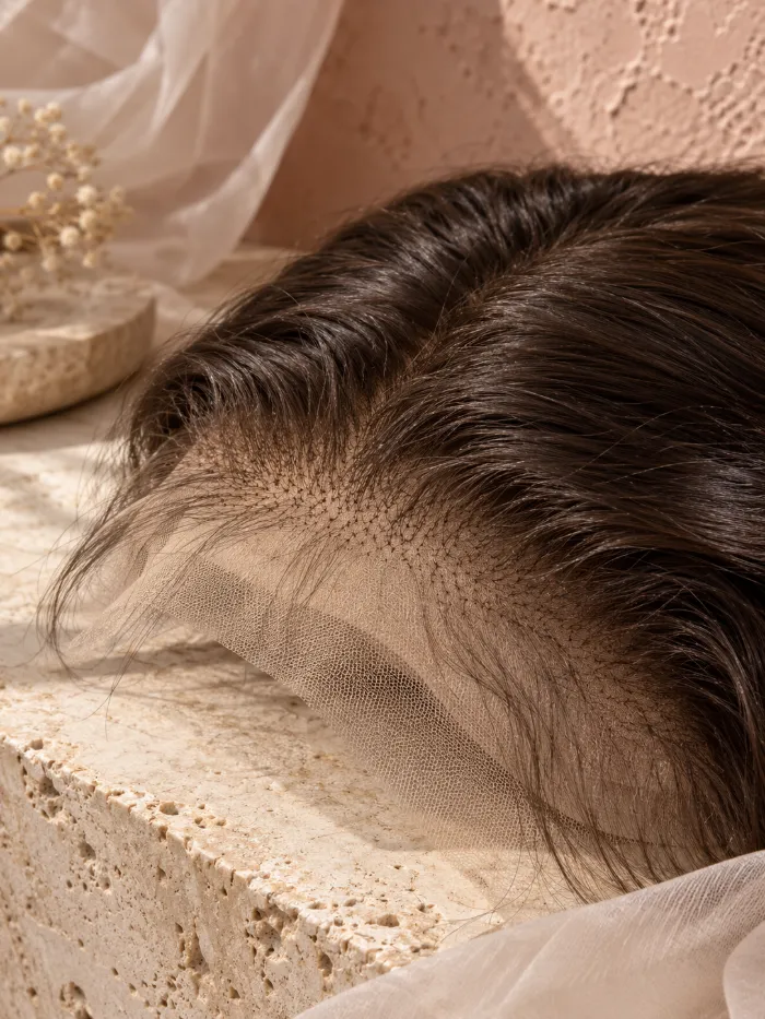 Construção interna de uma lace front